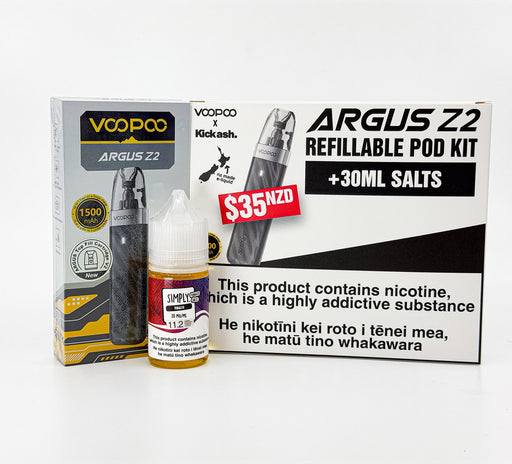 Argus Z2 Refillable Pod Kit - Simply Tobacco Salts