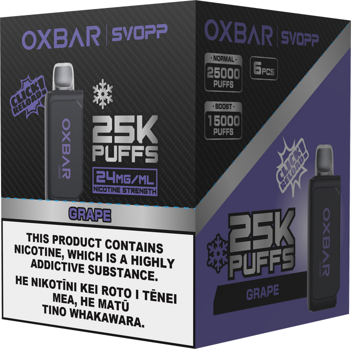OXBAR SVOPP Pod Launch Carton - Grape