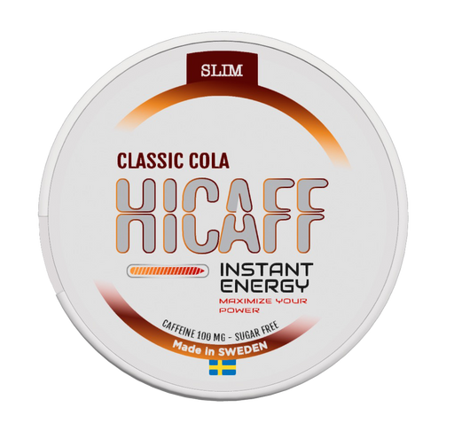 HICAFF - Classic Cola flavoured Caffeine Pouches - 100mg