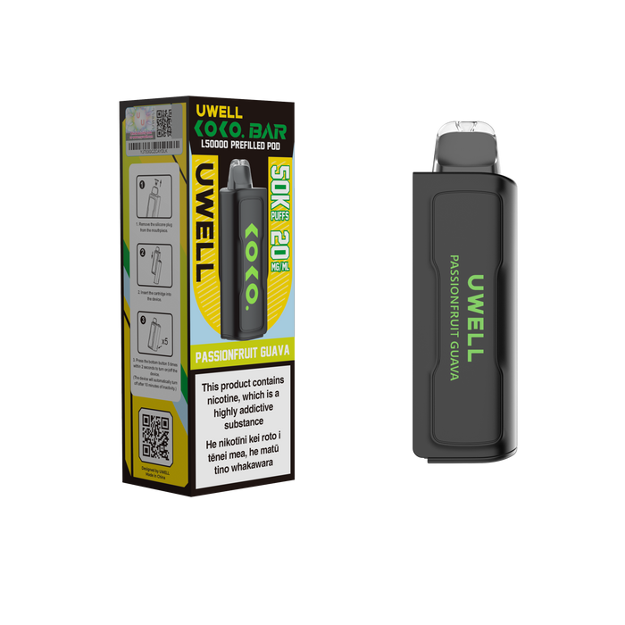 UWELL - KOKO Bar L50000 Pod - Passionfruit Guava