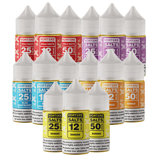 Vorteke Maxx Salts Full Range Sample Pack