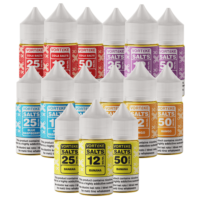 Vorteke Maxx Salts Full Range Sample Pack