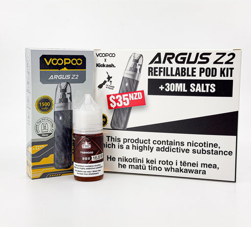 Argus Z2 Refillable Pod Kit - The Mushroom Cloud Salts - Tobacco