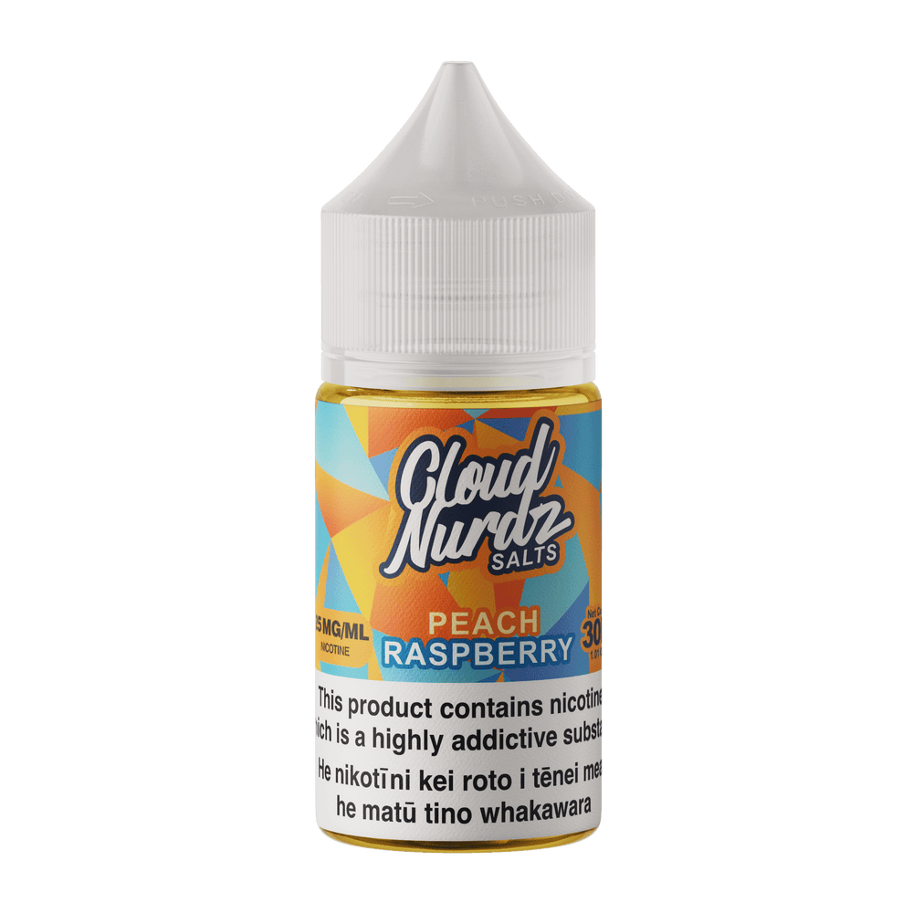 Cloud Nurdz SALT - Peach Raspberry - Vapoureyes