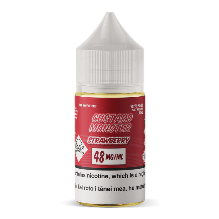 Custard Monster Salt - Strawberry - Vapoureyes