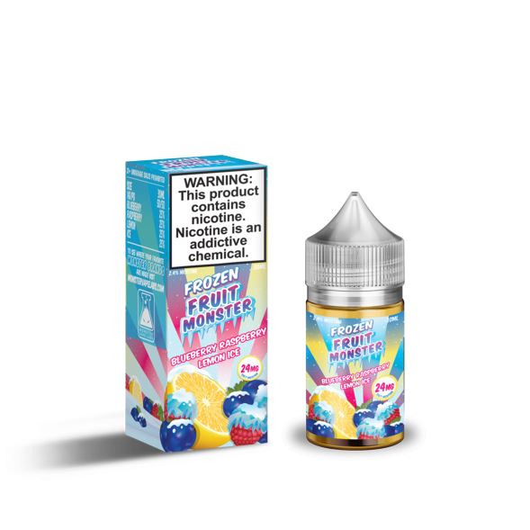 Frozen Fruit Monster Salt - Blueberry Raspberry Lemon Ice - Vapoureyes