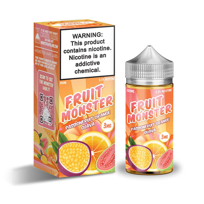 Fruit Monster Salt - Passionfruit Orange - Vapoureyes NZ