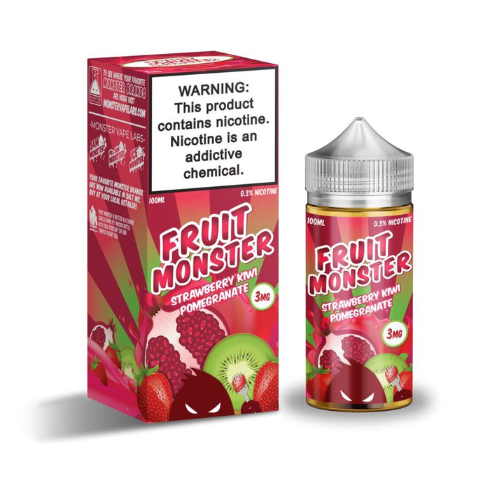 Fruit Monster - Strawberry Kiwi Pomegranate - Vapoureyes