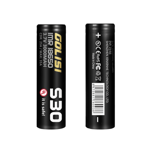 Golisi - S30 18650 Battery (2 Pack) - Vapoureyes