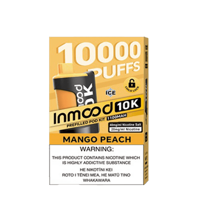 Inmood 10K Prefilled Pod Kit - Mango Peach - Vapoureyes