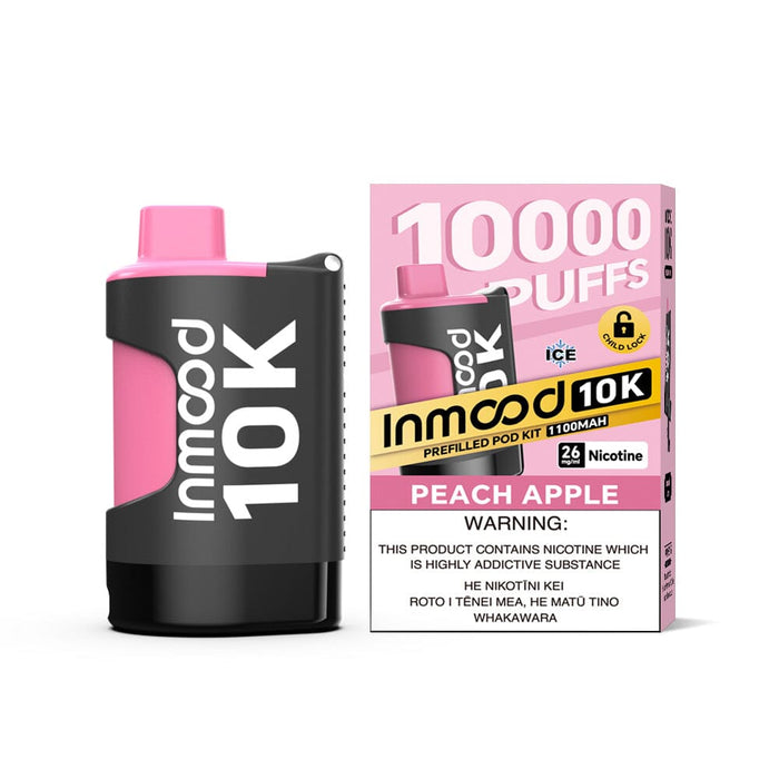 Inmood 10K Prefilled Pod Kit - Peach Apple - Vapoureyes