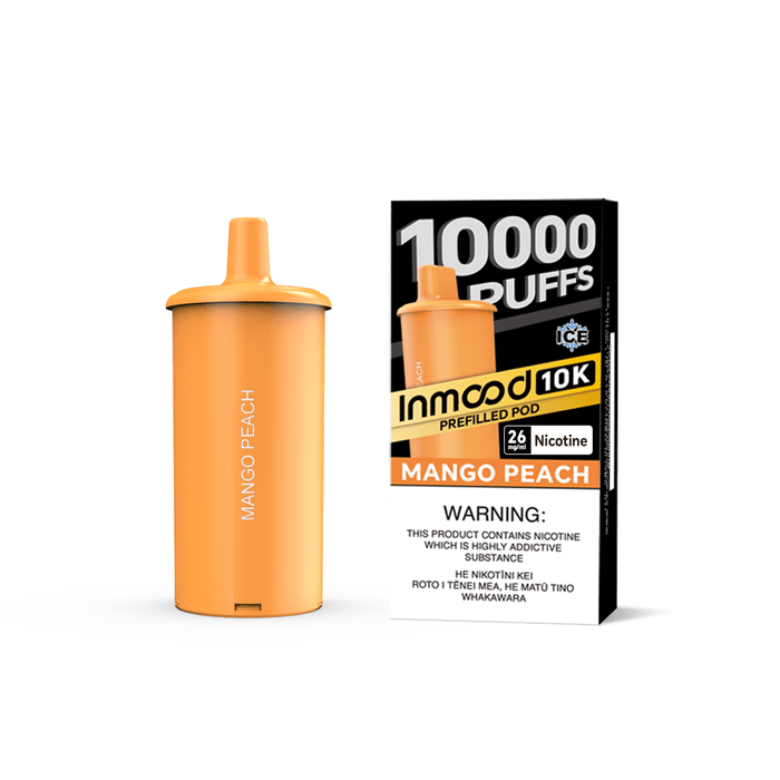 Inmood 10K Prefilled Pod - Mango Peach - Vapoureyes