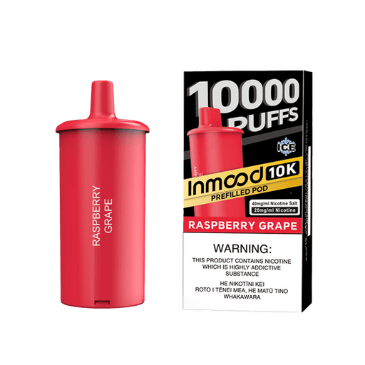 Inmood 10K Prefilled Pod - Raspberry Grape - Vapoureyes