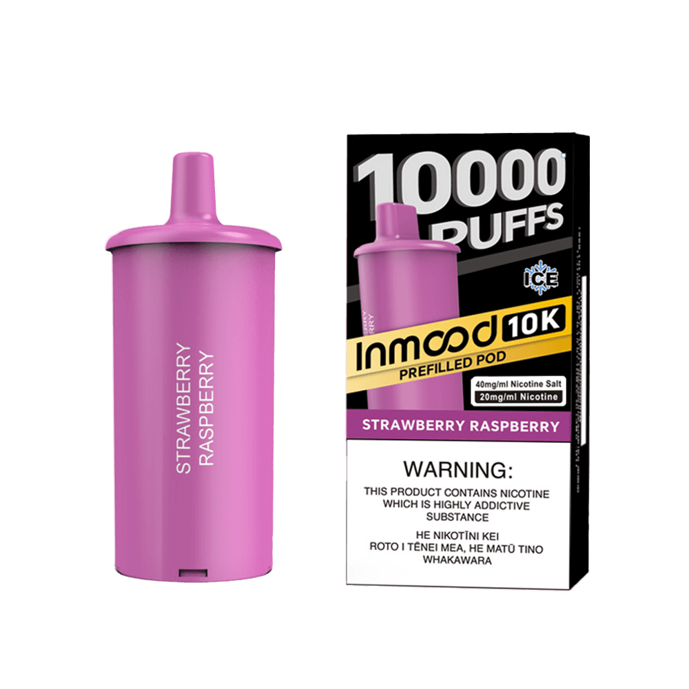 Inmood 10K Prefilled Pod - Strawberry Raspberry - Vapoureyes