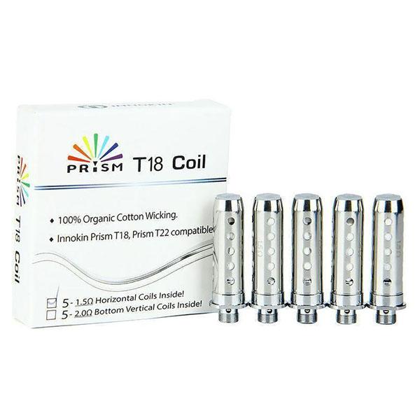  Innokin - T18/T22 Replacement Coils (5 Pack) by Innokin sold by Vapoureyes NZ