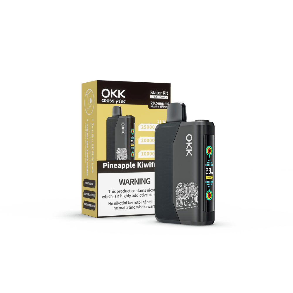 OKK Plus Kit 25000 Puffs - Pineapple Kiwifruit - Vapoureyes