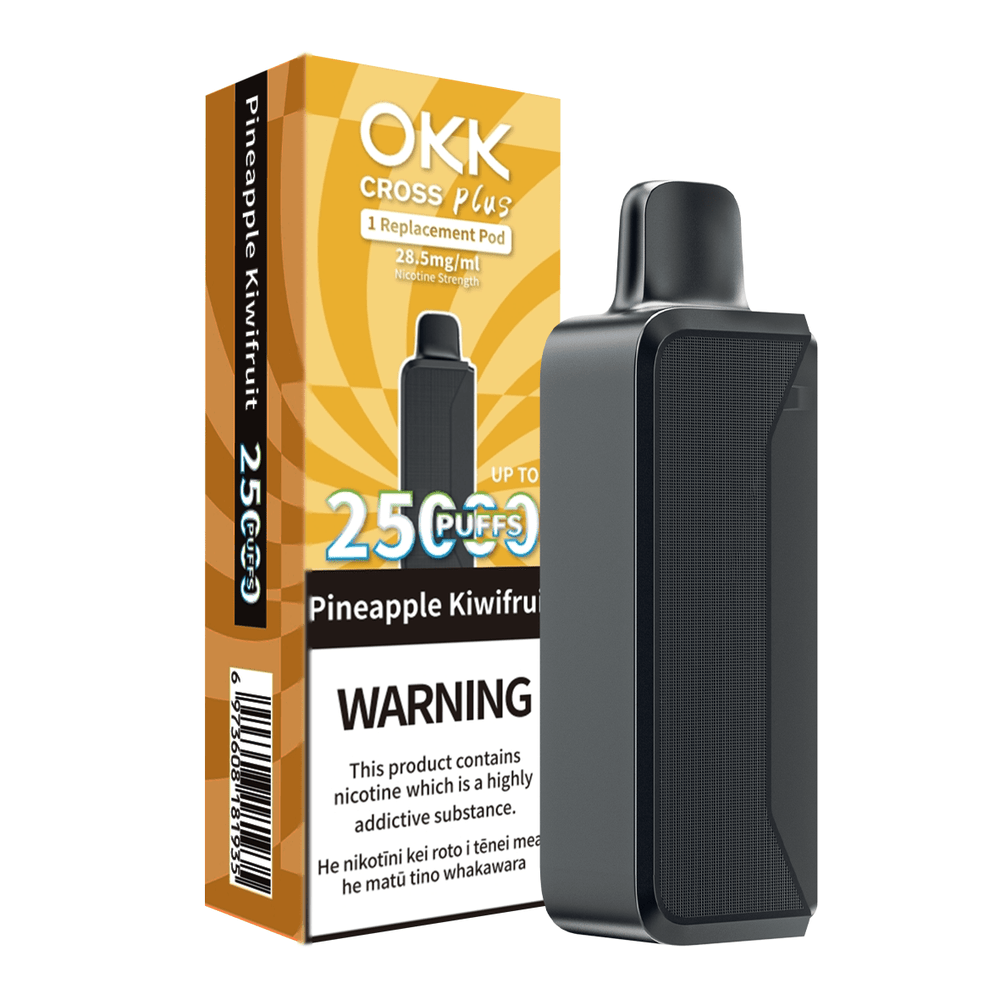 OKK Plus Single Pod 25000 Puffs - Pineapple Kiwifruit - Vapoureyes