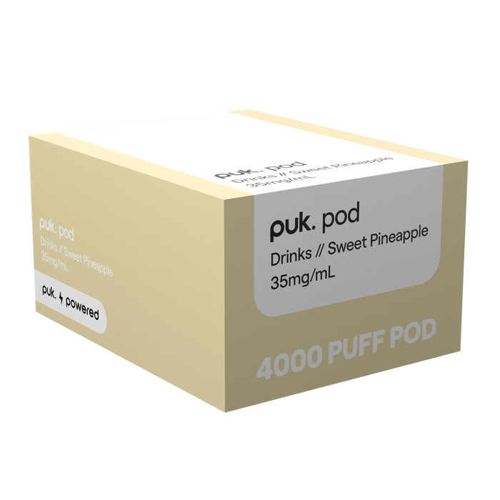 Drinks - puk. Pod Carton - Sweet Pineapple