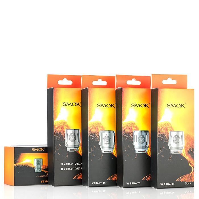 SMOK - TFV8 Baby Tank Replacement Coils (5 Pack) - Vapoureyes NZ