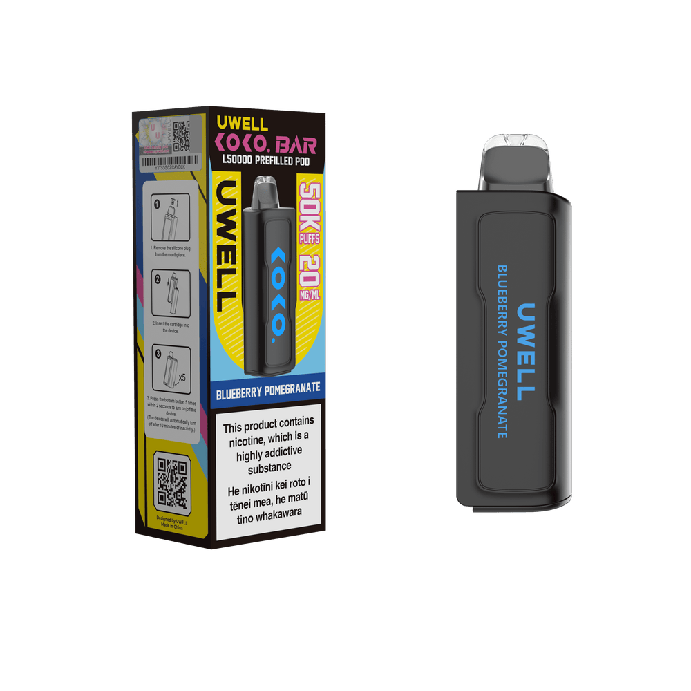 UWELL - KOKO Bar L50000 Pod - Blueberry Pomegranate - Vapoureyes