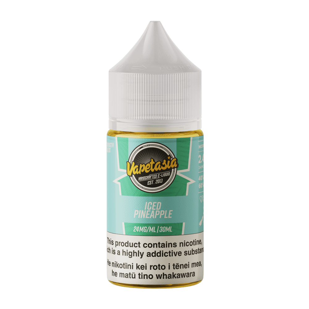 Vapetasia Iced Salts - Pineapple - Vapoureyes