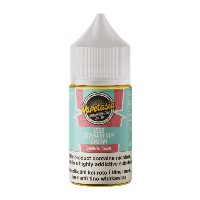 Vapetasia Iced Salts - Strawberry Cream - Vapoureyes