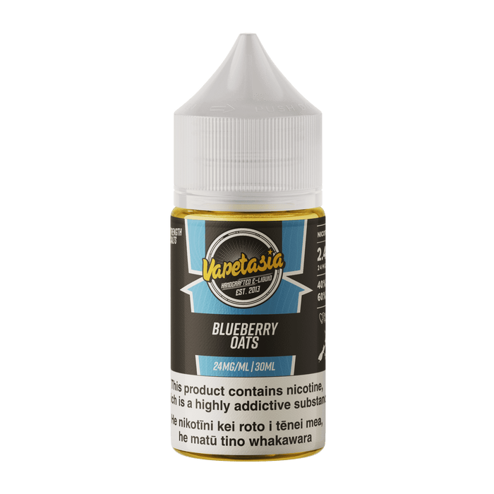 Vapetasia Parfait Salts - Blueberry Oats - Vapoureyes