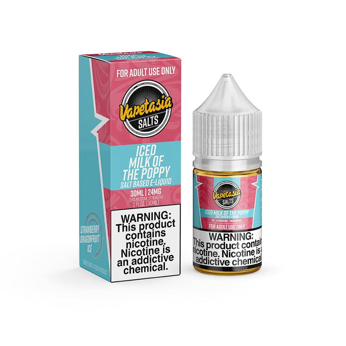 Vapetasia Iced Salts - Strawberry Cream - Vapoureyes