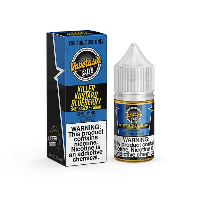 Vapetasia Salts - Killer Kustard Blueberry - Vapoureyes