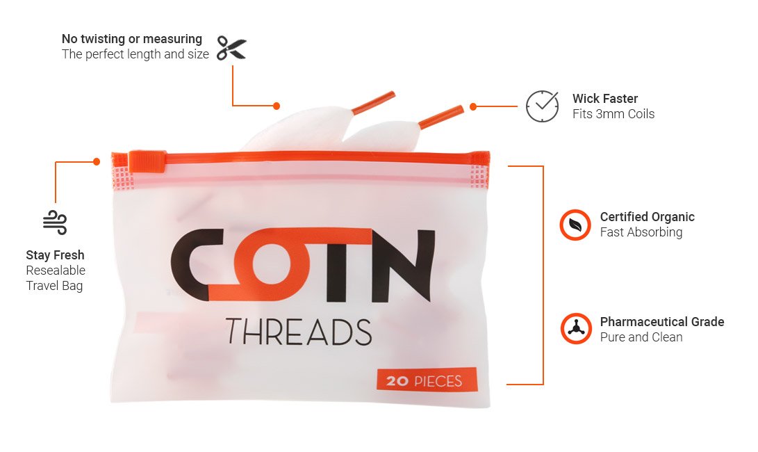 COTN Cotton Threads & Lumps 10 Pack